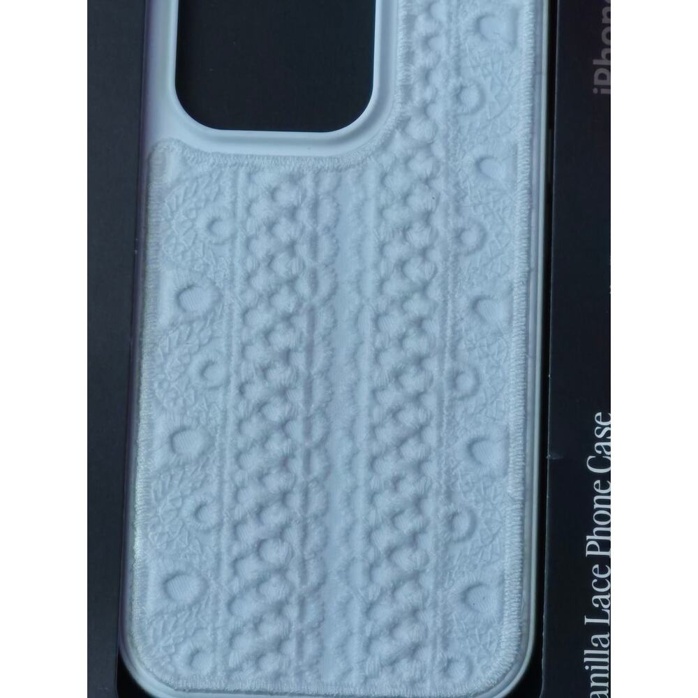 iphone 14 pro hello lux case White Vanilla Lace Phone Case s24 - Picture 3 of 4